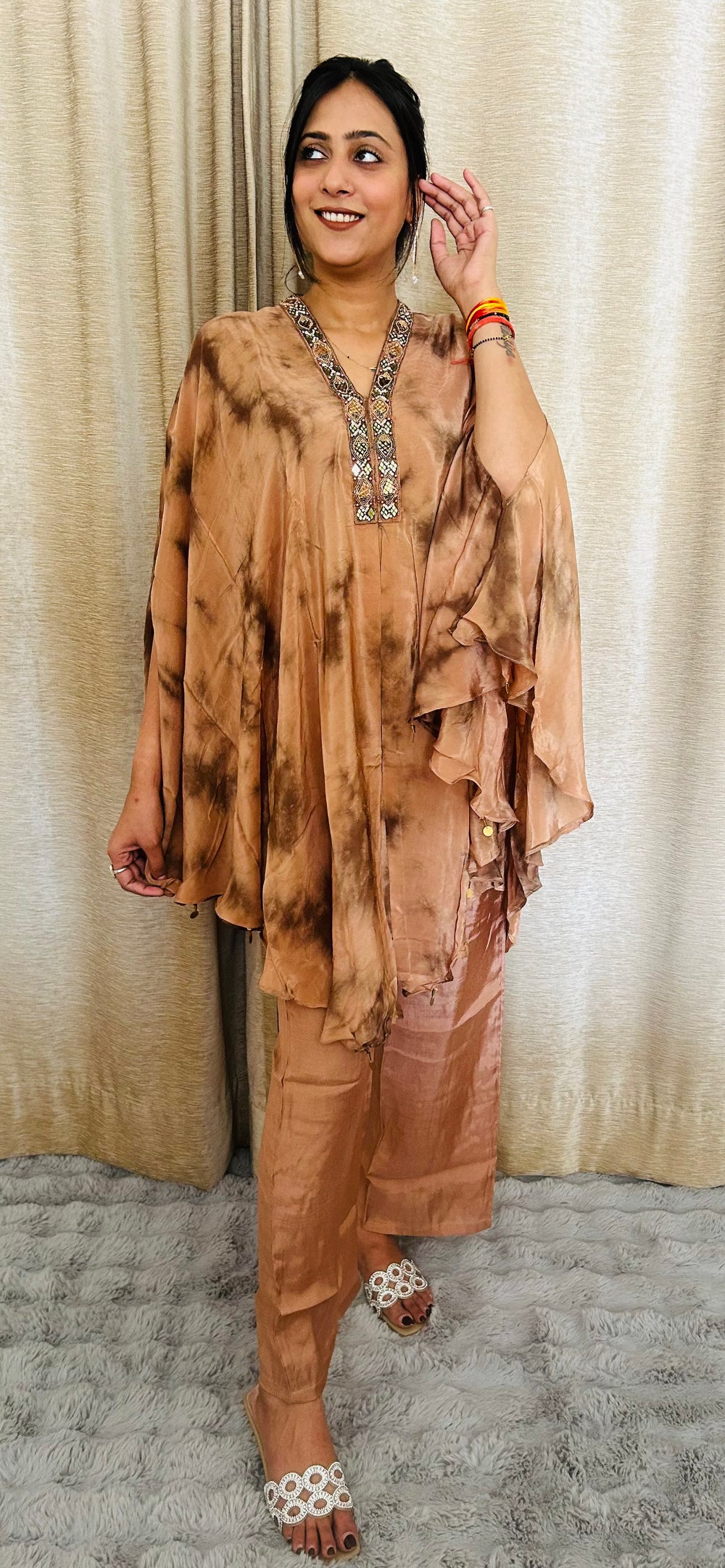 Ruhani Blush Tie-Dye Set