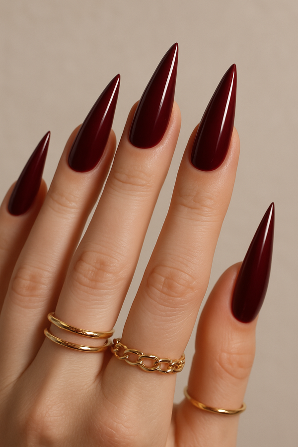 Cherry Red Nails